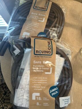 Roving Cove (2) Jumbo Packs of Safe Edge Corner Guards Furniture Edge
